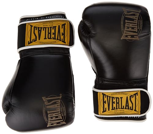 Everlast 1910 Classic Guantes De Boxeo para Entrenamiento, Negro, 340 G (12 Oz)