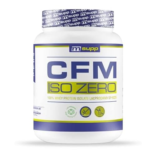 MM Supplements - Proteina Isolada - CFM ISO Zero - 1 kg - Bote para 1 Mes - en Polvo - Rápida Absorción - Aumenta Masa Muscular - Suplemento Post Entreno - Sabor Neutro