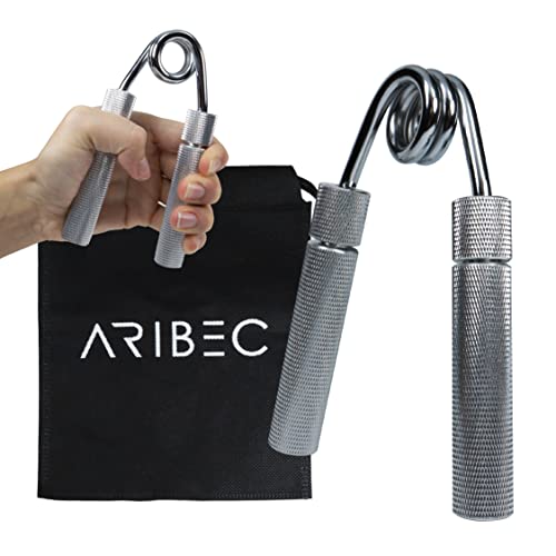 ARIBEC Fortalecedor de mano Ajustable 10–70 kg con bolsa, Entrenamiento Antebrazo Profesional, Fortalecedor de agarre, Rehabilitación mano