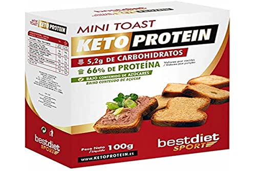 Best Diet Mini Toast Keto Protein 100 gramos