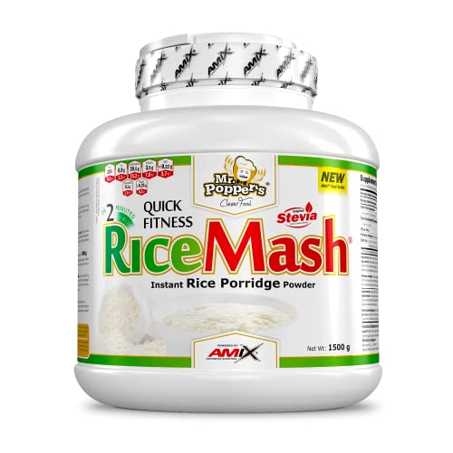 AMIX - Suplemento Alimenticio - RiceMash en Formato de 1,5 kilos - Gran Aporte Nutritivo y Saciante - Contenido Rico en Carbohidratos - Con Sabor Natural
