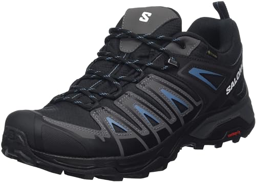 Salomon X Ultra Pioneer Gore-Tex Zapatillas de Senderismo para Hombre, Cualquier clima, Sujeción del pie segura, Estabilidad y amortiguación, Black, 40 2/3