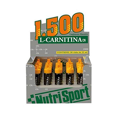 Nutrisport L-Carnitina 1500 20 viales x 25 ml - Naranja