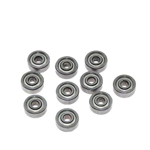 1 0pcs /Lote Rodamiento de bolas de brida 623ZZ 624ZZ 625zzzzz de ranura profunda Rueda de polea con bridas for piezas de impresoras 3D rodamientos de bolas (Size : 625zz)