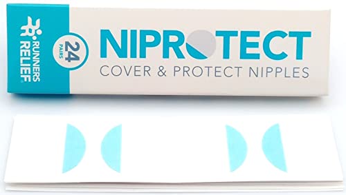 Niprotect – Pezones para corredores – 24 pares por paquete (18 mm de diámetro)