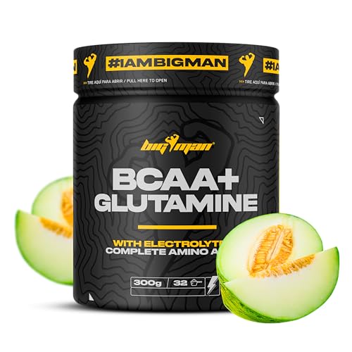 Pack BigMan | Bcca & Glutamina + Electrolyte 300Gr (Melon) | Aminoácidos Essenciales Con Carga de Minerales | Recuperación Muscular | Recuperación Muscular | Ideal Ejercicios Aerobicos o Intensos