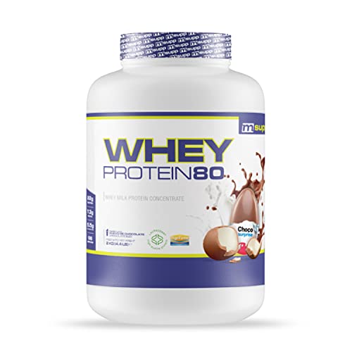 MM SUPPLEMENTS - Whey Protein80-2 Kg - Choco Surprise - Suplemento Deportivo Puro de Calidad - Proteína Whey - Con Lacprodan de Arla y Suero de Leche - Ayuda a Aumentar la Masa Muscular
