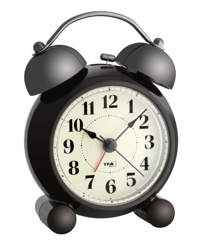 TFA Reloj Despertador electrónico Negro
