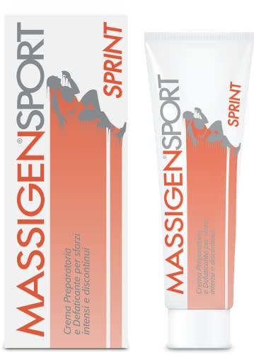 Massigen Sport Sprint - Crema preparatoria y Defatizante para fuerzas intensas y continuas - 50 ml