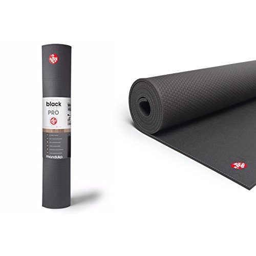 Manduka Pro - Esterilla de yoga y pilates (180 cm), color negro