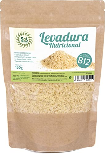 SOLNATURAL Levadura nutricional con vitamina b-12 150 g
