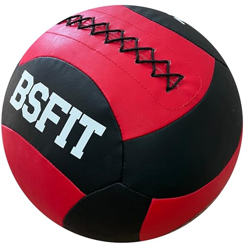 BSFIT Wall Ball 7 kg Pelota Ideal para Ejercicios de Functional Fitness, fortalecimiento y tonificación Muscular - Agarre Antideslizante Workout, Balon Medicinal