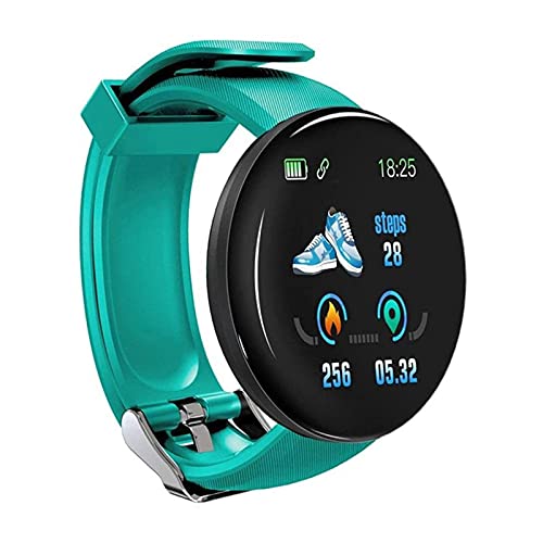 Reloj Inteligente para Mujeres y Hombres, D18S Full Touch Fitness Watch con Seguimiento de Salud, Monitor de frecuencia cardíaca, Nuevo Reloj Inteligente Impermeable para Deportes al Aire Libre