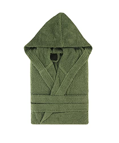 Top Towel - Albornoz Unisex - Albornoz de ducha para hombre o mujer - Albornoz con capucha - 100% Algodón-  500g/m2 - Albornoz de rizo