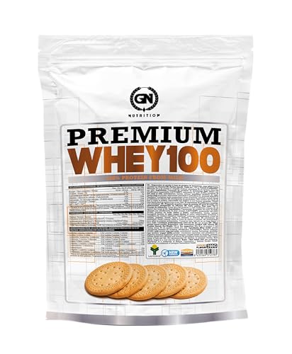 GN Nutrition Premium Whey Protein 100% 700 gramos | Proteina Whey con Vitamina B6 y DigeZyme | Mejora tus entrenamientos | Incrementa el rendimiento deportivo | Recuperación Muscular