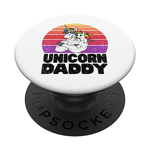Muscle Bodybuilder Unicorn Daddy Baby Sunglasses Fitness Dad PopSockets PopGrip Intercambiable