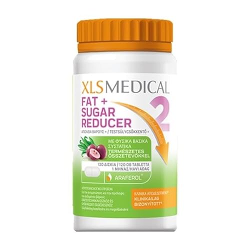 XL-S Medical Reductor de Grasa y Azúcar Suplemento Adelgazante 120 Tabletas