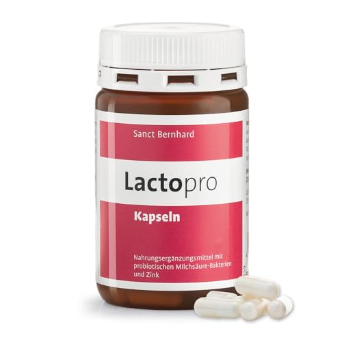 LactoPro Cápsulas Probiótico con 1.000 millones de una combinación de cinco culturas distintas de lactobacillus y bifidobacterias - 120 Cápsulas