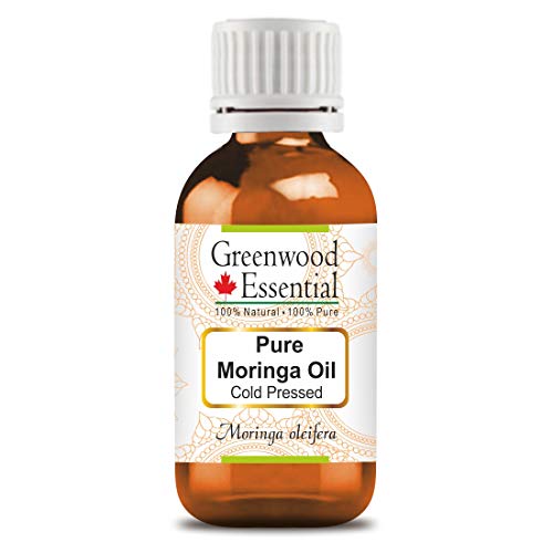 Greenwood Essential - Aceite puro de moringa (Moringa oleifera) de calidad prémium y grado terapéutico para el cuidado de la piel y el cabello, 15 ml