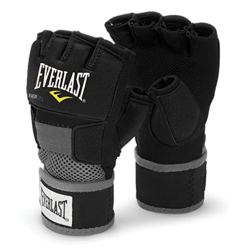 Everlast Evergel Vendas De Boxeo, Negro, Talla M