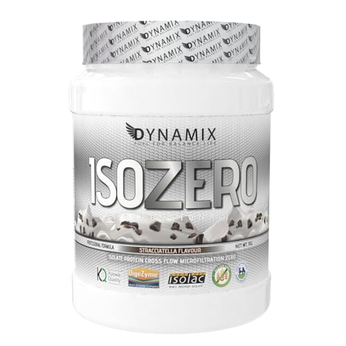 DYNAMIX Isolate Zero Professional 1 kg | fuente de proteínas | aislado | suplemento (Stracciatella) | Ideal Para Crecimiento Muscular y Recuperación