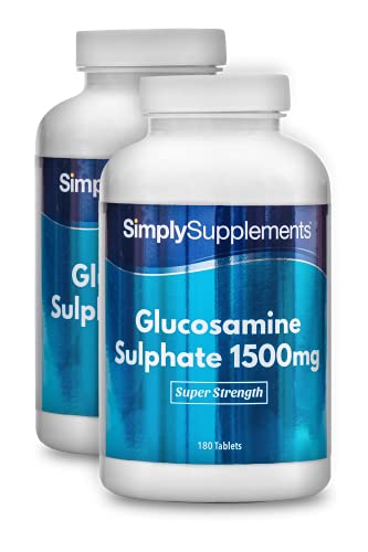 Sulfato de Glucosamina 1500mg - ¡Bote para 1 año! - 360 Comprimidos - SimplySupplements