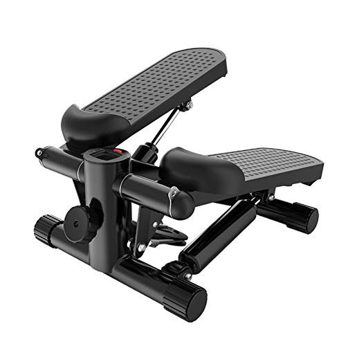 Mini Stepper, Resistencia Ajustable Paso a Paso Unisex con velocímetro y Contador de Pasos, Equipo de Gimnasio en casa pequeño y Compacto