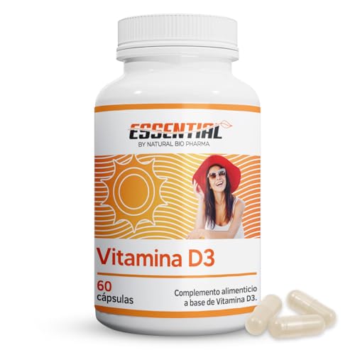 Vitamina D3 Natural 【2000 UI】120 Días de Cápsulas I Vitamina D3 de Alta Resistencia Para Un Fortalecimiento Optimo del Sistema Inmunológico, Músculos y Huesos I Vitamina D Ideal Para una Salud Óptima