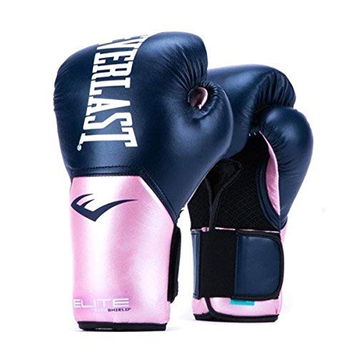 Everlast BXEVGL-P1195 Guantes de Boxeo para Mujer, Rosa/Azul, 12oz