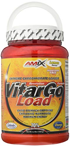 AMIX - Carbohidrato Rápido - Vitargo Load - Carbohidrato para Aumentar la Masa Muscular - Complemento Deportivo Para Atletas de Élite - Sabor Limón - 1 KG