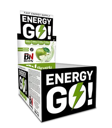 Geles Energéticos. Bebida Energética. Energy Go! es un innovador gel energético con cafeína y taurina, entre otros. Gel Energy. Energy drink. Gel deporte energía. Estuche con 12 geles. Sabor Manzana.