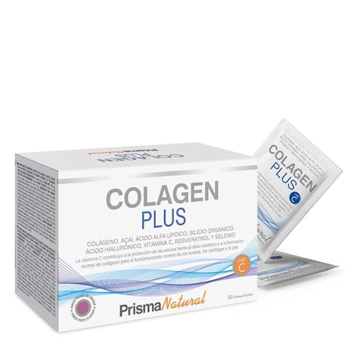 Prisma Natural Plus Anti-aging Stick Colágeno - 30 Unidades, 215 g. Complemento alimenticio de colageno hidrolizado, ingredientes como: acido hialuronico, resveratrol,silicio organico y vitamina C