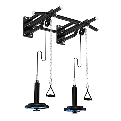 NENGGE Barra de Dominadas - Montaje en Pared, Barra de Dominadas Multifuncional para Entrenamiento de Espalda, Multiagarre Barra de Tracción Colgar Saco Boxeo o Suspensión TRX, hasta 600kg,Negro