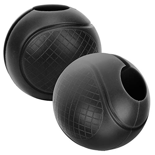 nikusaz 2 bolas adaptadoras redondas de silicona gruesa para mancuernas, empuñaduras de barra redondas gruesas, empuñaduras de goma antideslizantes para levantamiento de pesas, ejercicio de fitness
