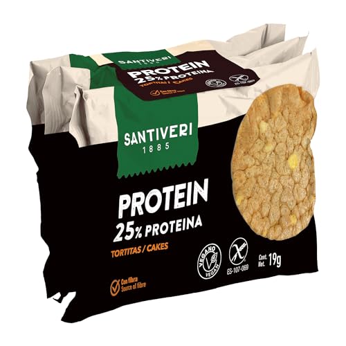 TORTITAS PROTEINA PACK 3 * 3 57gr 25% PROTEIN (1U) Sin Gluten
