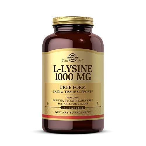 Solgar L-Lisina Comprimidos de 1000 mg, Envase de 250