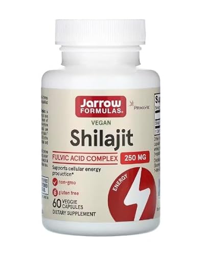 Jarrow Formulas Shilajit Fulvic Acid Complex - 60 vcaps: Potente antioxidante y energizante natural