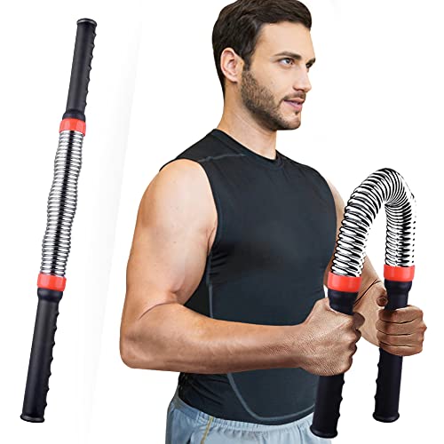 Power Twister Mode 3-Peso de mancuerna de flexión, para Brazo y antebrazo, bíceps y Pecho de musculación, Extensor, Resorte de tensión, Resorte de resistancia, 50 kg, 65 kg, 80 kg 3 en 1