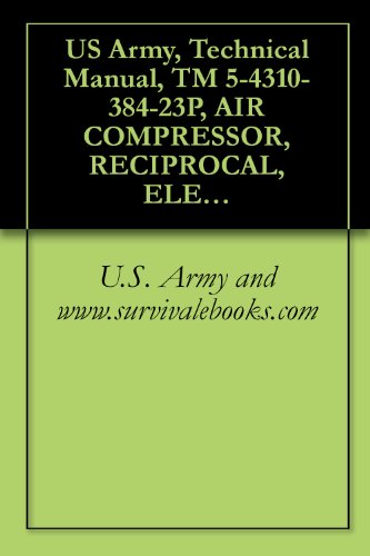 US Army, Technical Manual, TM 5-4310-384-23P, AIR COMPRESSOR, RECIPROCAL, ELECTRIC MOTOR DRIVEN, CASTER M 5 CFM, 175 PSI, (NSN 4310-01-242-1804), military manauals, special forces (English Edition)