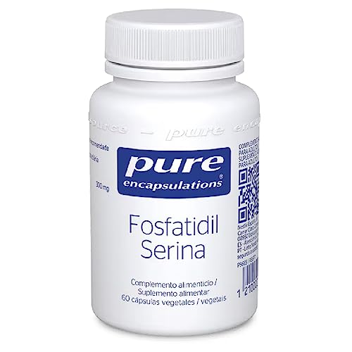 PURE ENCAPSULATIONS Fosfatidil Serina | Fosfolípido, Sintetizado de forma natural, Forma parte de las Membranas Celulares | 60 Cápsulas Vegetales