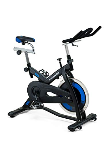 Mellerware - Bicicleta Estatica Ciclo Indoor Loopy! Track | Disco Inercia 16kg | Resistencia Regulable | Pulsometro Sillín y Manillar Ajustable | Spinning Profesional | LCD