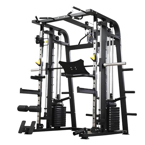 Donatif Power Rack - Rack Musculación - Maquina Multifuncion Musculacion - Banco Musculación - Gym en Casa - Barra Dominadas - Pesas - Pesas Ajustables - Barra Pesas - Pesas y Mancuernas