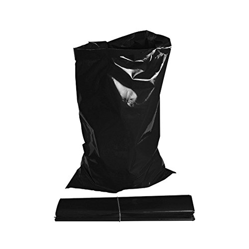 Rubble Sacks Sacos de Goma 100 x Bolsas de Caucho extragrandes Negras de 30 kg +