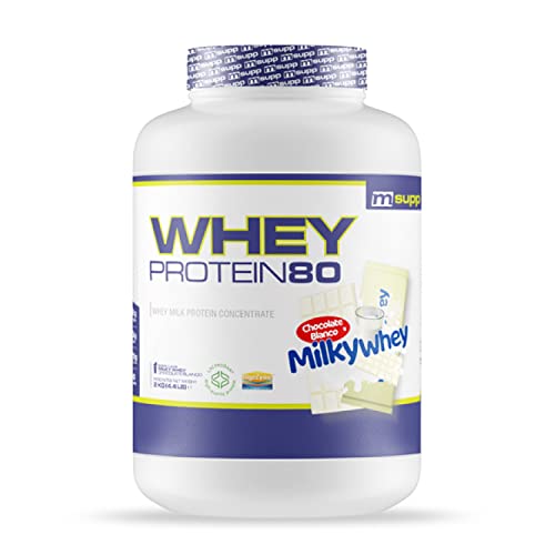 MM SUPPLEMENTS - Whey Protein80-2 Kg - MilkyWhey - Suplemento Deportivo Puro de Calidad - Proteína Whey - Con Lacprodan de Arla y Suero de Leche - Ayuda a Aumentar la Masa Muscular