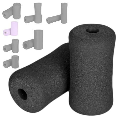 OTFAITP Par de rodillos de almohadilla para pies de espuma esponjosa, utilizados para reemplazar equipos de ejercicio de gimnasio, adecuados para varillas de 1 in (13 * 7 * 2.2 CM)