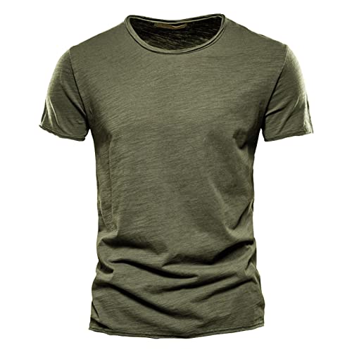 CANDE T Shirt Muscle Camiseta de Manga Corta de Algodón para Hombre Cómoda Tribal Top Camiseta Muscle, AG., M