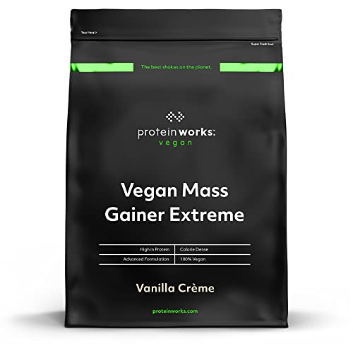 Mass Gainer Vegano Extreme | Crema de Vainilla | 100% a Base de Plantas | Alto en Calorías Para el Aumento de Masa | THE PROTEIN WORKS | 1kg