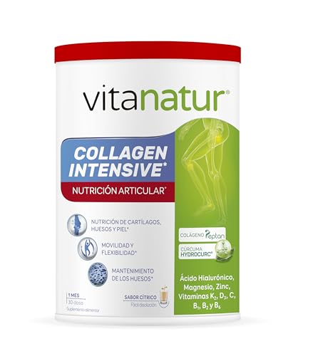 Vitanatur - Collagen Intensive (1), Complemento Alimenticio con Ingredientes que Contribuyen a la Nutrición Articular (1), al Mantenimiento de la Movilidad y Flexibilidad Articular (1) - 30 Dosis