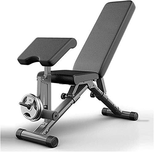 Equipo de ejercicios abdominales en decúbito supino, silla de ejercicios multifuncional, prensa de banco para músculos, banco con mancuernas