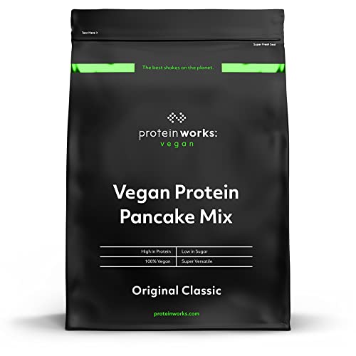 The Protein Works Tortitas Veganas Proteicas | Alto En Proteínas, 4 Tipos De Proteínas Vegetales, Bajo En Azúcar | 1000 g
